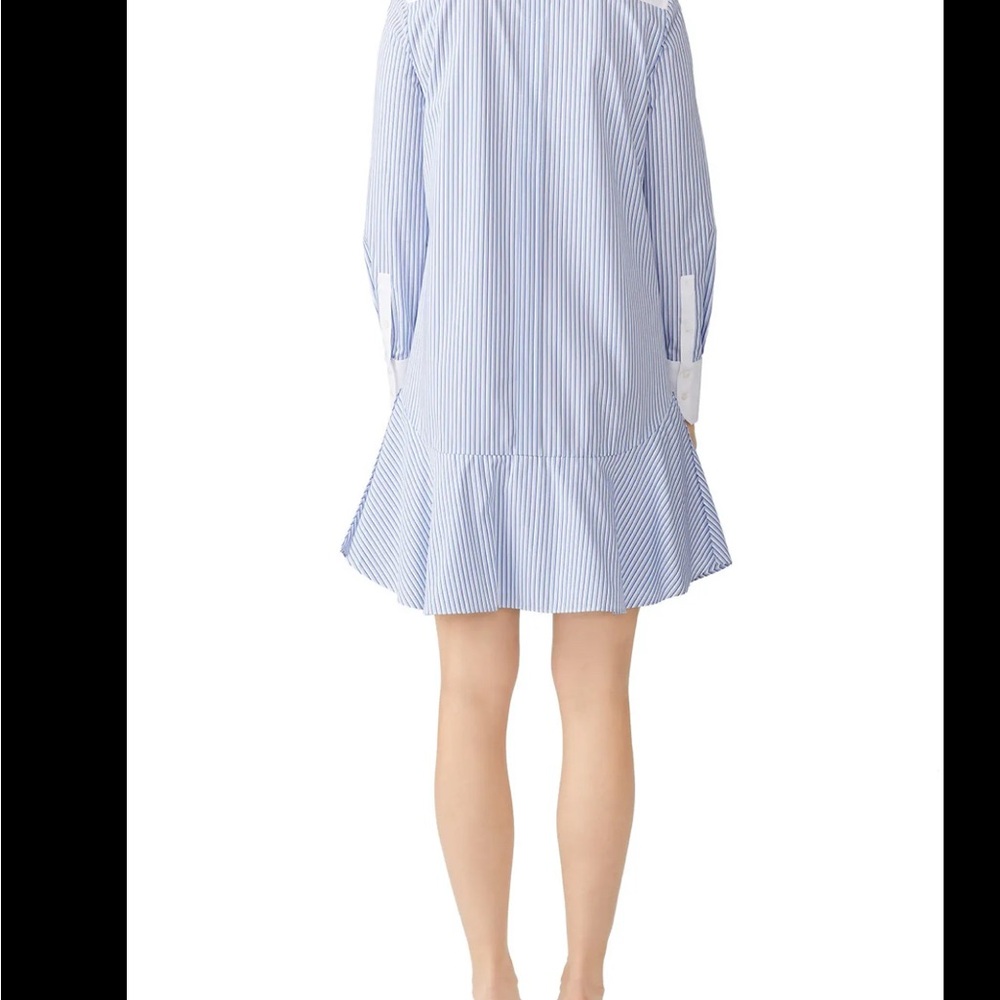 Tory Burch Cora blue and white striped shirtdress - Picture 3 of 5
